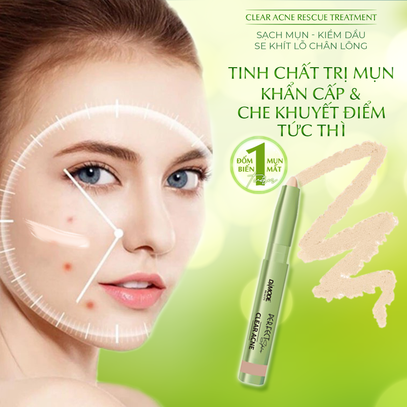 Tinh Chất Trị Mụn Khẩn Cấp, Che Khuyết Điểm Tức Thì - Rescue Treatment