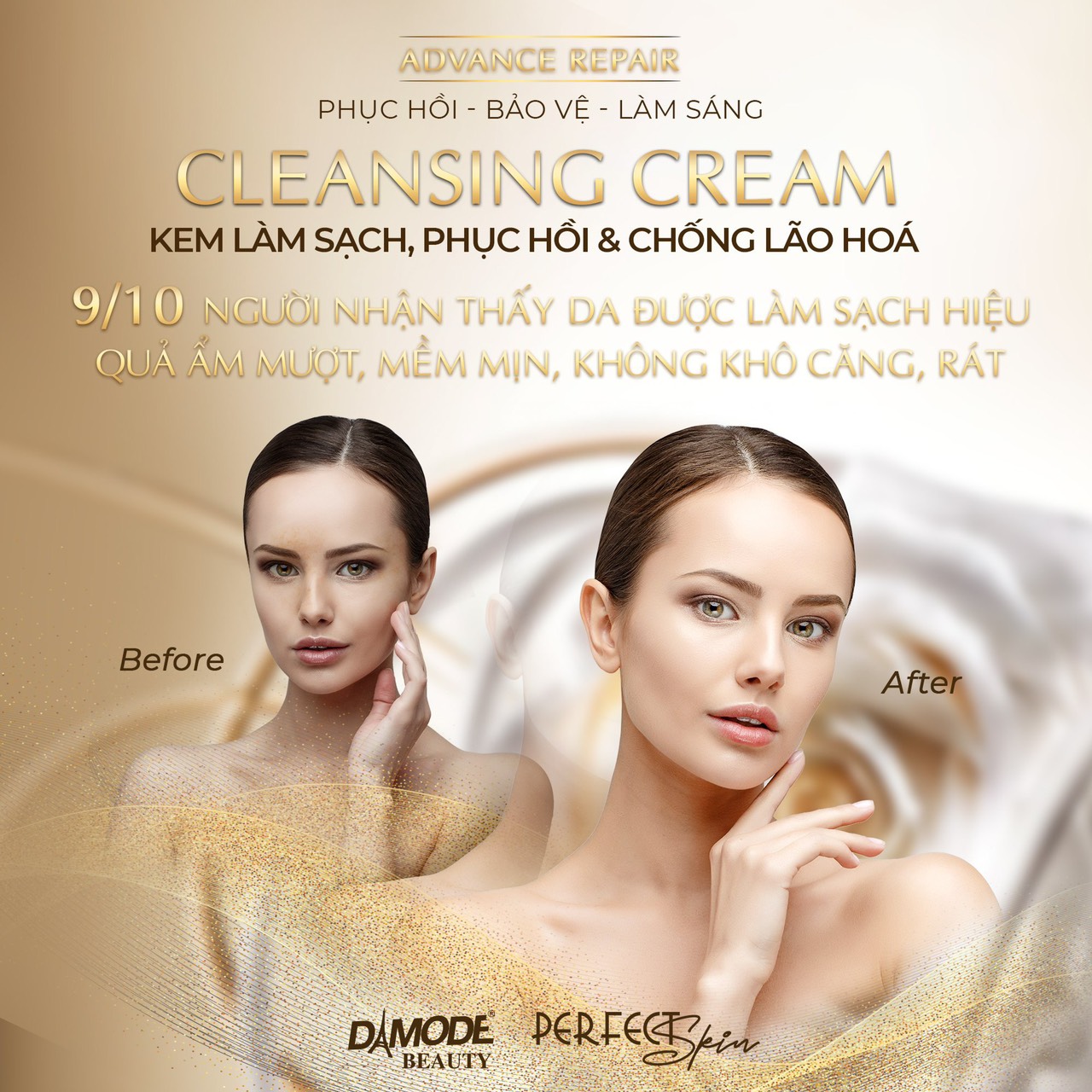 CLEANSING CREAM - KEM LÀM SẠCH, PHỤC HỒI, CHỐNG LÃO HOÁ